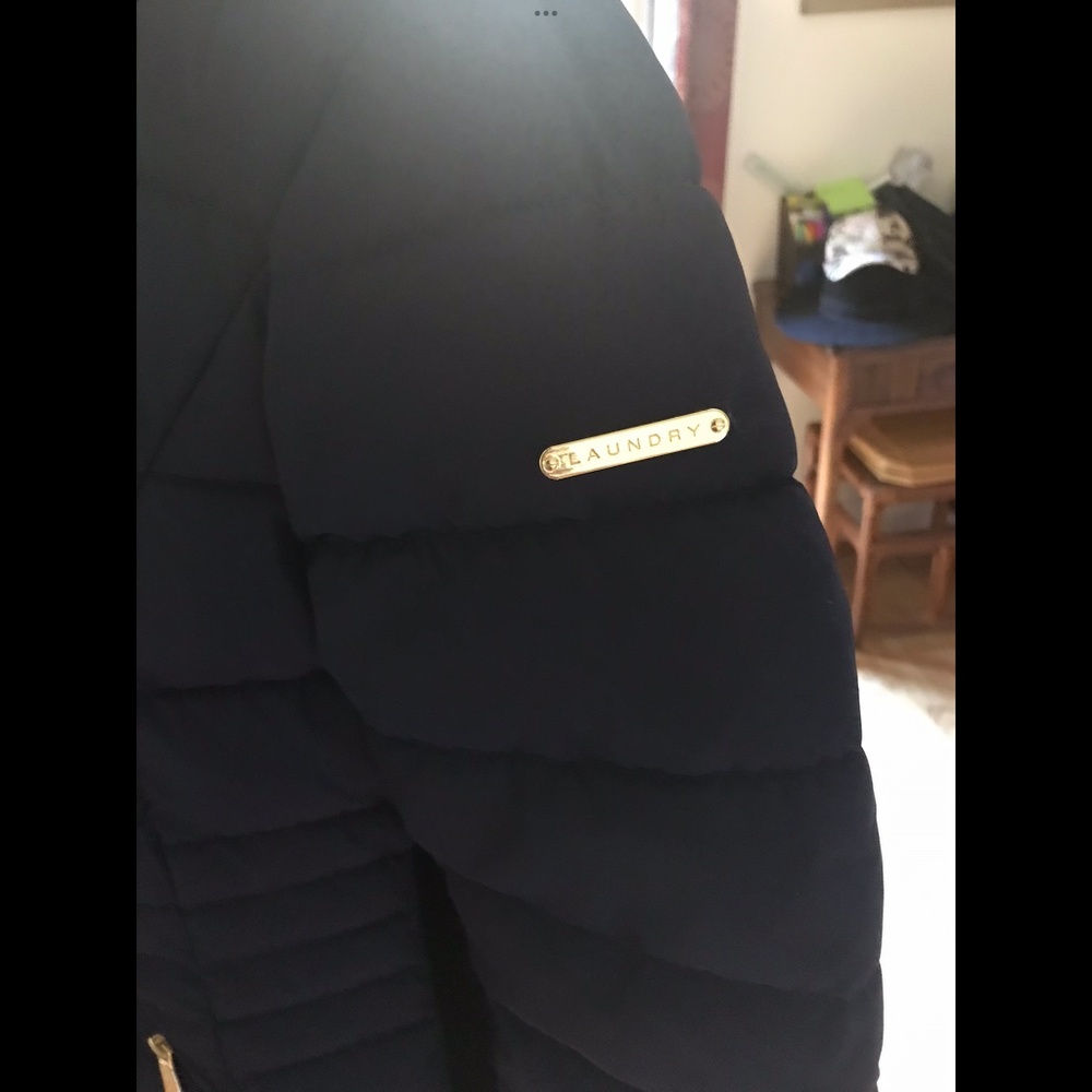 Laundry by Shelli Segal Gorgeous Blue Parka/Puffer Coat “S” NWTs - Picture 8 of 10